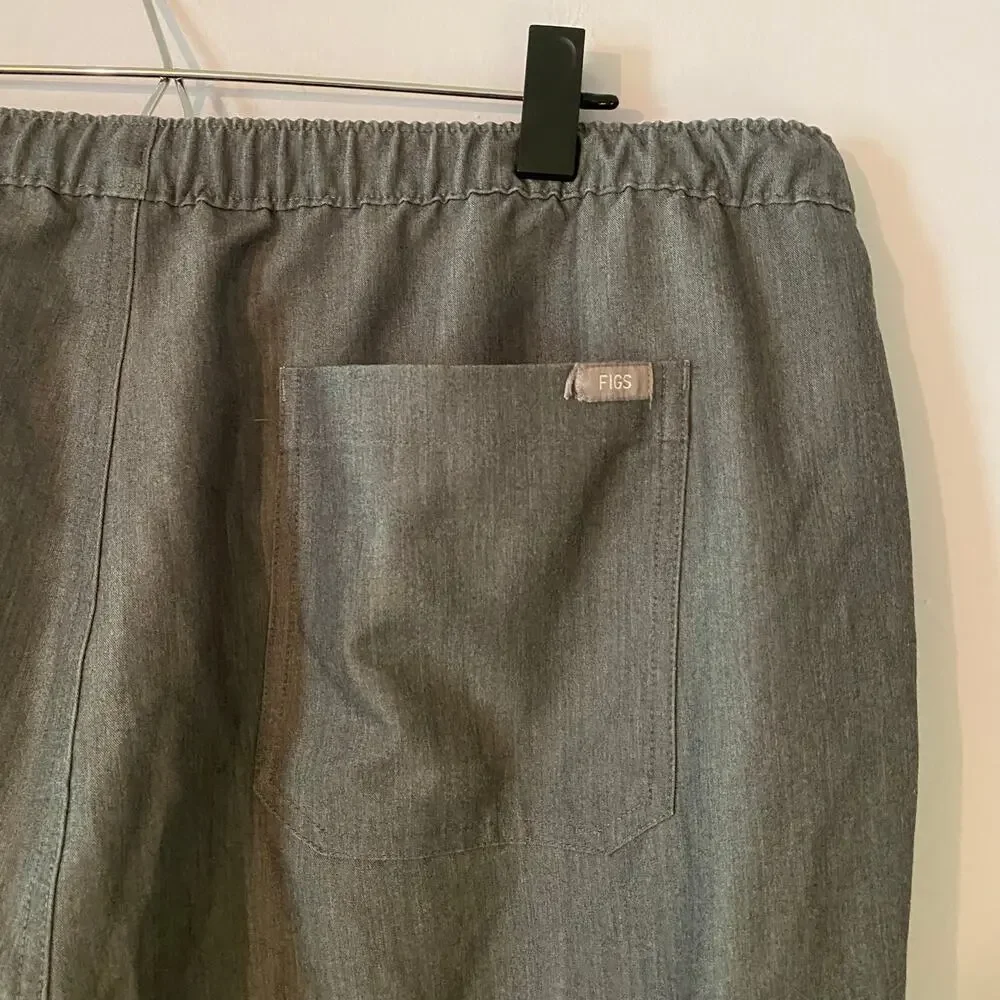 FIGS Graphite Gray Cairo Cargo Scrub Pants Uniform Nurse Doctor Men's size XXL